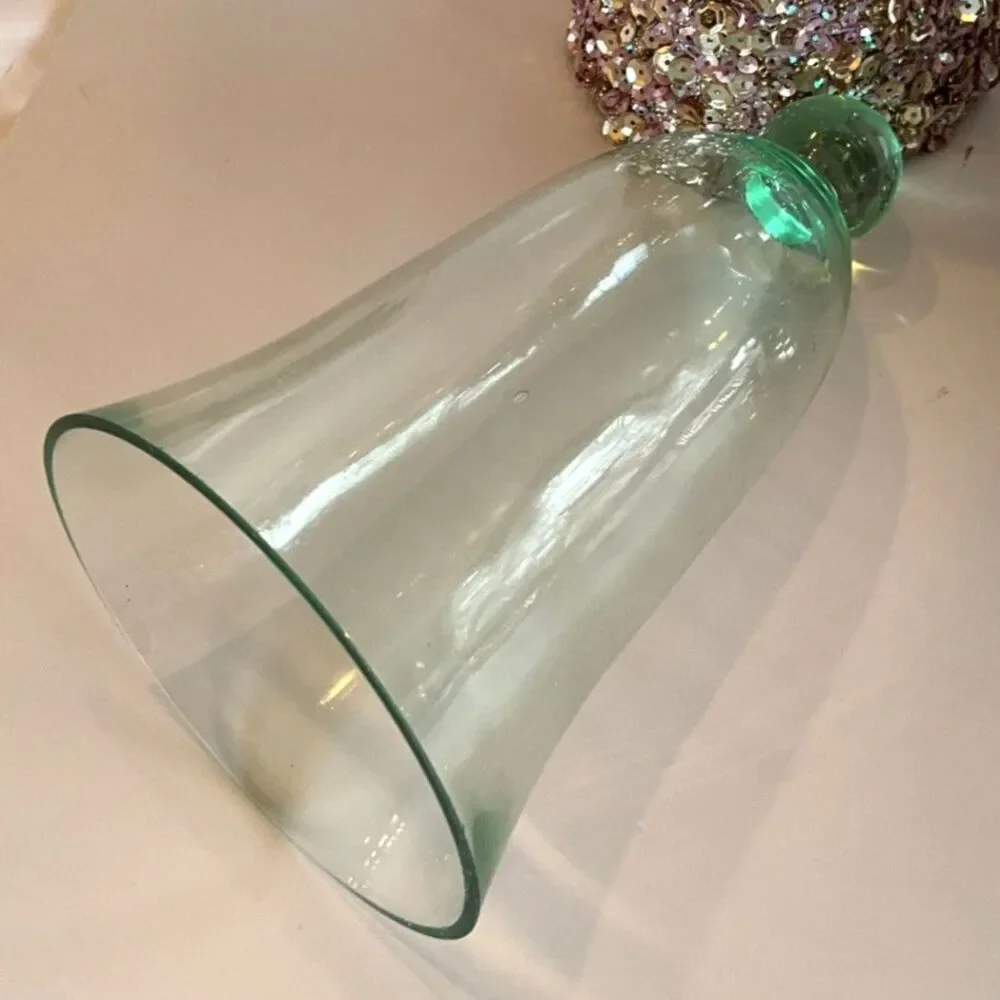 Beautiful glass cloche bell jar small size